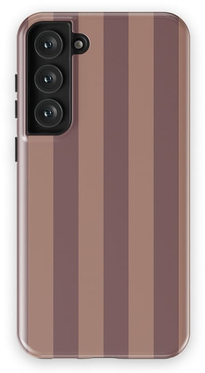 DripCase Gestreept Hoesje Samsung Galaxy S23 Plus | Backcover met Mag | Stripes Motief | Trendy Case Samsung Galaxy S23 Plus met Strepen Burgundy Rush