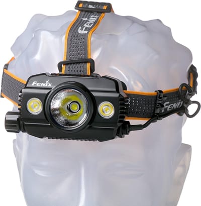 Fenix HP30R V2.0 Hoofdlamp FEHP30R Krachtige Oplaadbare Hoofdlamp, 3000 Lumen, Kunststof, Aluminium