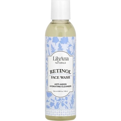 Lilyana Naturals, Nettoyant Visage au Rétinol, 6,59 fl oz (195 ml) white