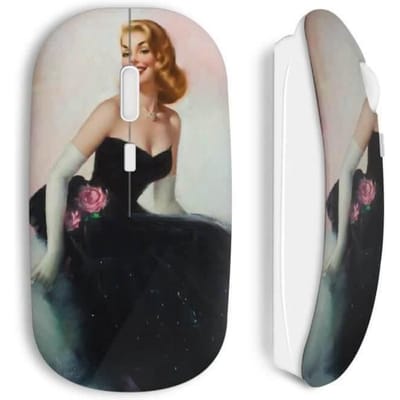 Souris Sans Fil Pin Up Painted