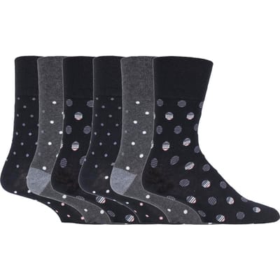 6 paar sokken zonder elastiek herensokken met zachte grip 39-45 Uk - SOMRJ578