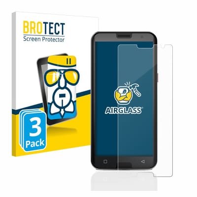 Screenprotector 3 Stuks voor Emporia Smart 5 Beschermglas transparant