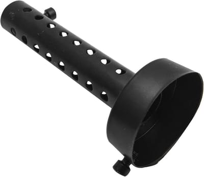 Universele 60mm Motoruitlaat Demper met DB Killer - Zwart, Geluidsreductie, Motoraccessoires, Hoogwaardige Kwaliteit