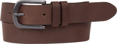 Petrol Industries Riem Jongens - Broekriem - Verstelbaar - Leer - Bruin - 65 cm