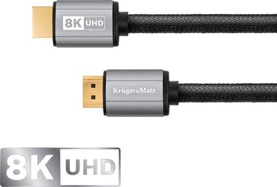 Krüger&Matz HDMI 2.1 Kabel - UHD8K - 0,9m - 60Hz - eARC