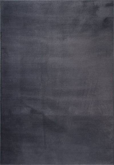 the carpet, Cosy Vloerkleed, Knuffelzacht bontkleed, wasbaar, Antraciet, 140x200 cm