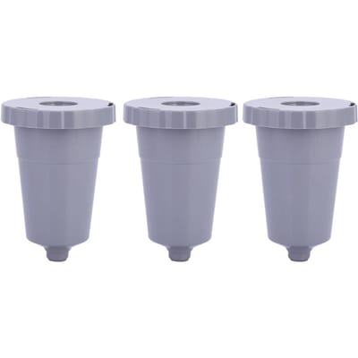 Herbruikbaar Koffiefilter Roestvrij Staal Koffiefilterbeker Mand voor Thuiszetapparaat(3 STUKS) white