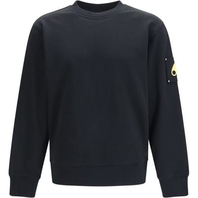 Moose Knuckles Zwarte Katoenen Sweatshirt