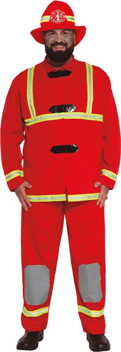 Fiestas Guirca - Kostuum Brandweerman - XL (54-56) - Carnavalskleding - Carnaval - carnavalskleding 2027 - Carnaval kostuum