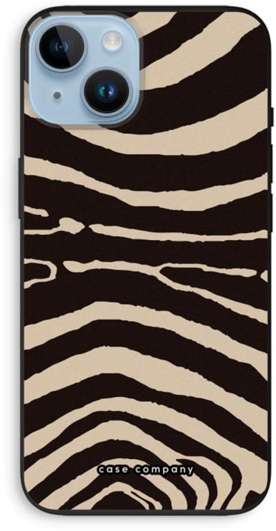 Case Company® - Hoesje geschikt voor iPhone 14 hoesje - Arizona Zebra - Biologisch Afbreekbaar Telefoonhoesje - Bescherming alle Kanten en Schermrand