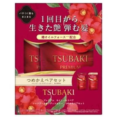 Shiseido - Tsubaki Premium Moist & Repair Shampoo & Conditioner Refill Set 300ml x 2