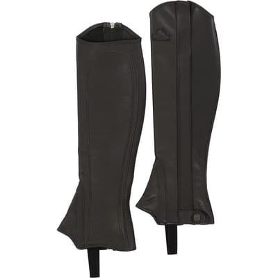 Verlengbare leren mini-chaps Acavallo