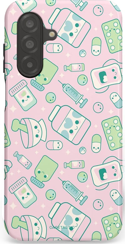 Casetastic Hoesje Geschikt voor Samsung A26 - Stijlvolle Beschermende Duo-layer Case - Geneeskrachtig Roze