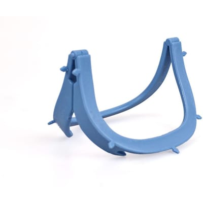 1 Stuk Tandheelkundig Opvouwbaar Frame Rubber Dam Klem 134℃ Mondelinge Barrière Hulpmiddelen Voor Tandheelkundige Operatie Tandheelkundig Instrument blauw