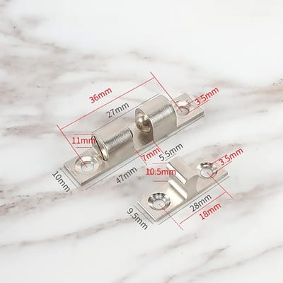 Dailygoods - 5 Stuks Verstelbare Kogelvangers voor Kastdeuren