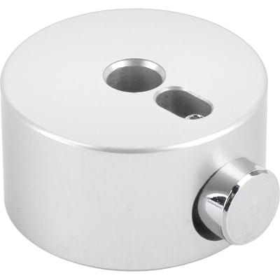 Drumbekken Snelontgrendelingsdop Aluminiumlegering Bekkenmoer Bevestigingsgesp Compatibel Percussie zilver