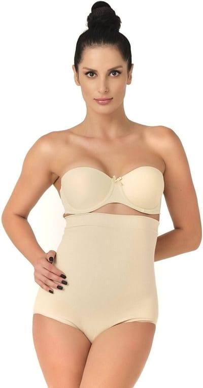 Emay Corrigerend Hoge Slip 2008 Beige XXL-3XL