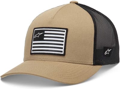 Alpinestars Flag Snapback Pet Beige Man,Vrouw