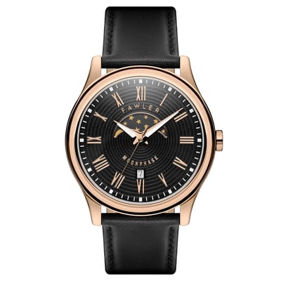Imperator | Roségoudkleurig Roestvrijstalen Maanfase Horloge