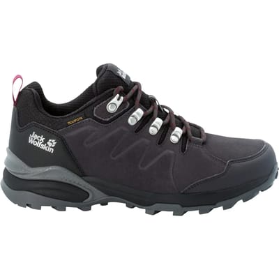 Jack Wolfskin Refugio Texapore Low - Wandelschoenen - Dames Dark Steel / Purple 40