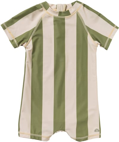Wide Stripe | Shortsleeve Swimsuit