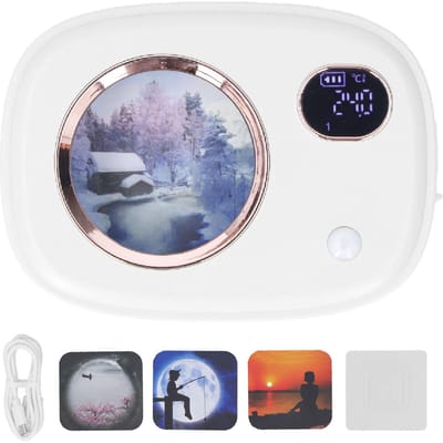 Geurdispenser Smart Digitaal Display Ultrasone Geur Aromatherapie Diffuser voor Toilet wit