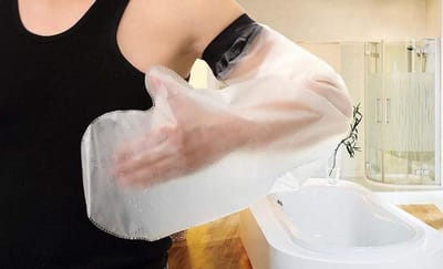 Gipshoes Arm Kind - Waterdichte Armbeschermer - Douchen met Gips - Verband Droog Houden - One Size - Transparant