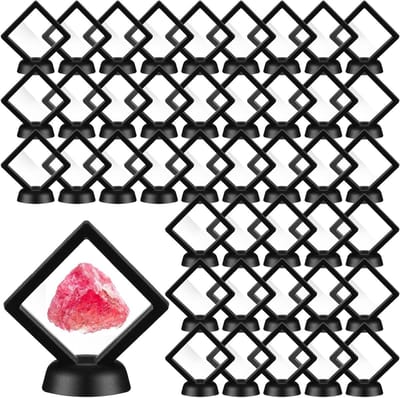 Drijvende Vitrinekast - Sieraden Opbergdoos - Medailles Tonen - 3D Zwevend Frame - 7 x 7 x 2 cm - Transparant
