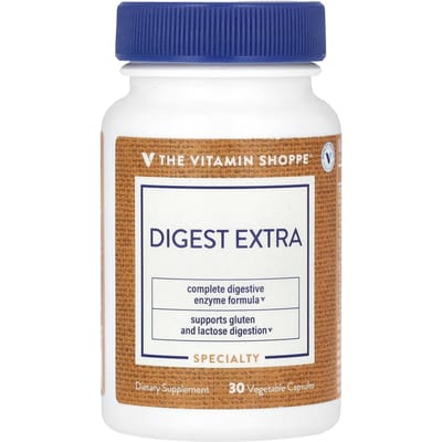 The Vitamin Shoppe, Digest Extra, 30 Plantaardige Capsules