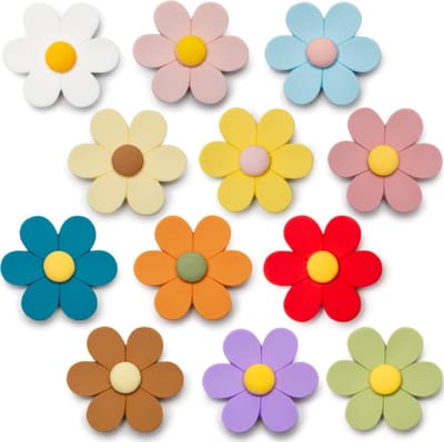BOTC Magneten - Memo magneten - Koelkast magneet - Set van 10 stuks - Punaise voor prikbord - Bloemen