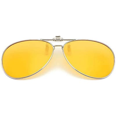 Dailygoods- Clip-on Zonnebril Gepolariseerd - UV400 Bescherming - Anti-glare - Voor Heren/Dames - Geschikt voor Rijden/Reizen - Eenvoudig te Bevestigen - Zonnebrilclip