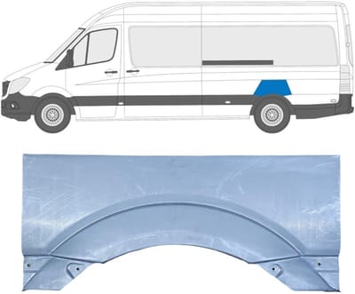 Reparatiepaneel achterspatbord voor Volkswagen Crafter 2005-2017 / Links
