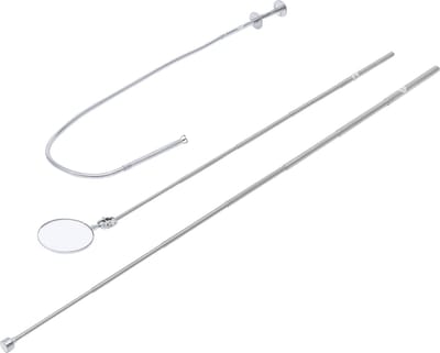 BGS Magneethulp, grijper en inspectiespiegelset 3 delig