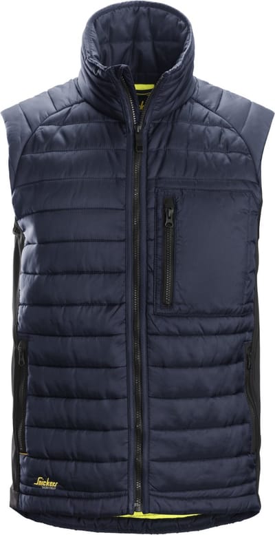Snickers 4512 AllroundWork 37.5® Isolerende Bodywarmer - Donker Blauw/Zwart - S