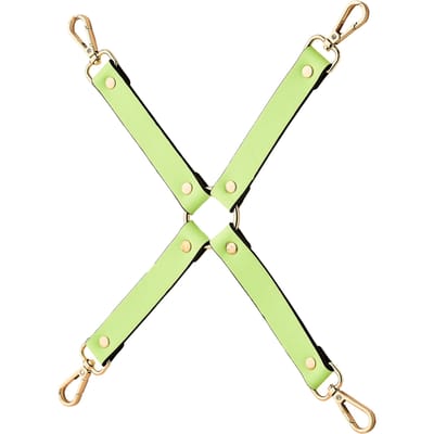 Dreamtoys Radiant Hog Tie glow-in-dark Bondage set - Groen