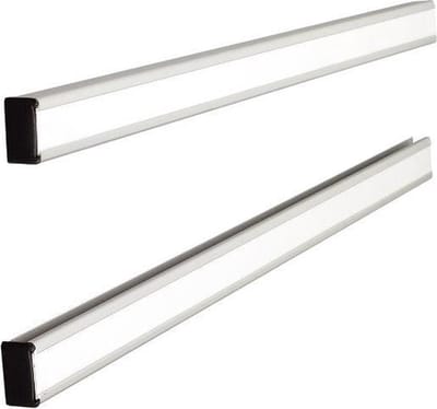 Nobo T-kaart systeem Wandgeleiders, 772 mm, formaat 24 (set 2 stuks)