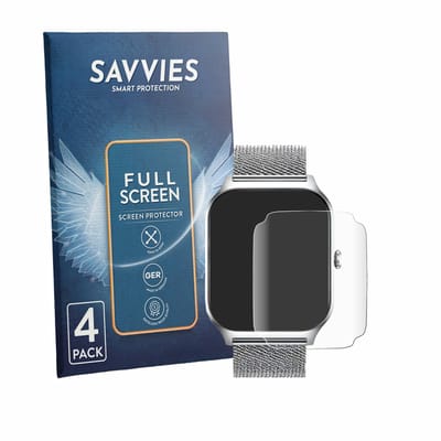 Savvies - Screenprotector voor Popglory P125 1.85" - Folie Beschermfolie transparant volledig dekking 4 Stuks