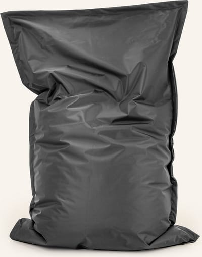 Drop & Sit - zitzak/zitkussen - robuust nylon - antraciet - 100 X 150 cm - voor binnen en buiten - verkrijgbaar in verschillende kleuren