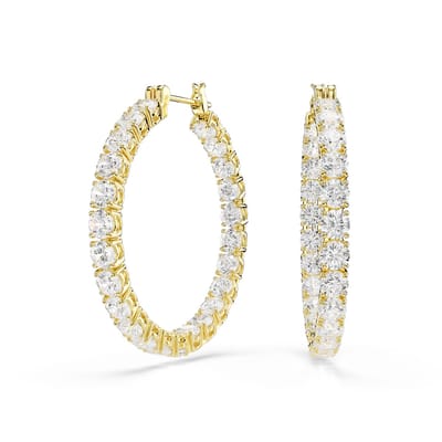 Swarovski Matrix Dames Oorbellen Metaal - Goud