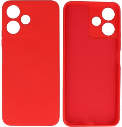 Fashion Backcover Telefoonhoesje - Color Hoesje - Geschikt voor de Xiaomi Redmi 12 - 12 5G - Rood