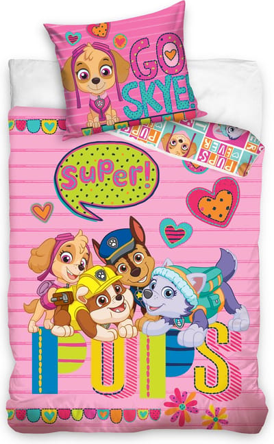 PAW Patrol Dekbedovertrek Super Pups - Eenpersoons - 140 x 200 cm - Katoen