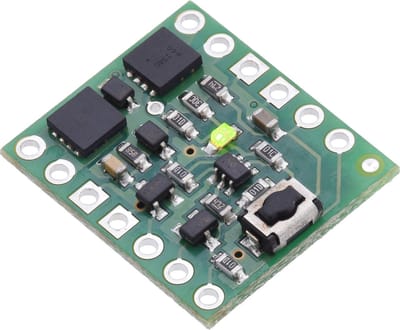 Mini Pushbutton Power Switch with Reverse Voltage Protection, SV Pololu 2809