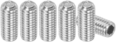 Set van 30 Verstelbare Schroeven, M5 x 12mm Hex Schroeven van RVS voor Deurhandvat, Lamp en Tap Reparatie