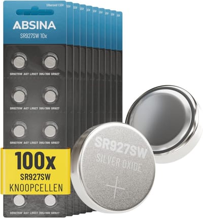 Horloge batterij 395/399, Knoopcel 1,55V Zilveroxide, Lange Houdbaarheid, 10 Stuks Verpakking