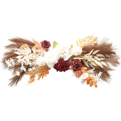 Décoration de mariage Arche Fleur Bienvenue Eau Signe Fleur Fleurs artificielles Swag