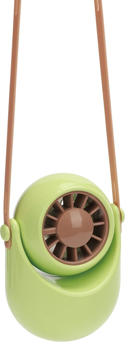 Nekventilator - Draagbare Ventilator - Handventilator - 3 Standen met Verstelbaar Koord - Groen