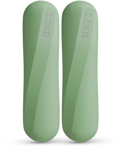 NEOLYMP Pilates Halteres 2 kg Siliconen – Korte Halteres Set voor Pilates en Yoga