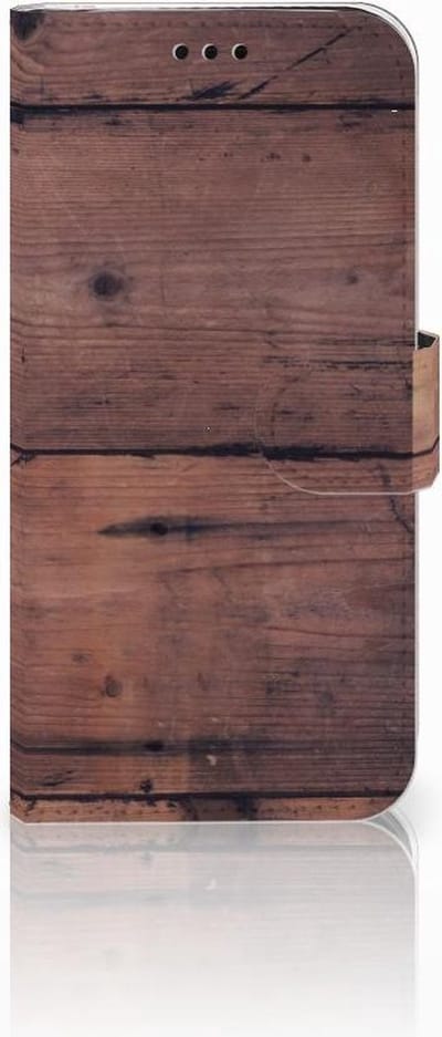 Samsung Galaxy J5 2017 Book Style Case Old Wood