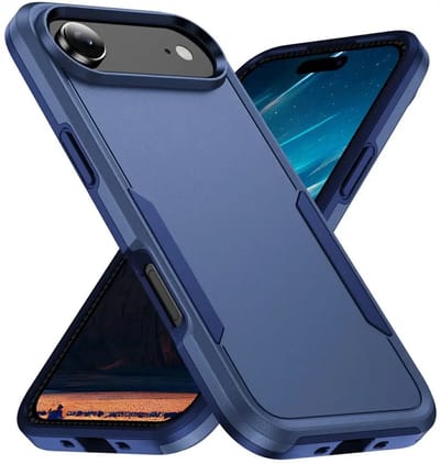 Back Cover Geschikt voor Apple iPhone Air | Rugged Hoesje | Beschermhoes | Schokbestendige Hardcase | Shockproof | Tegen Vallen | Blauw