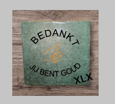 Bedrukt tegeltje met tekst: Jij bent goud, Tegeltje met tekst, Spreuktegeltje, Bedankje, Cadeau, Jij bent goud, Waardering, XLX®